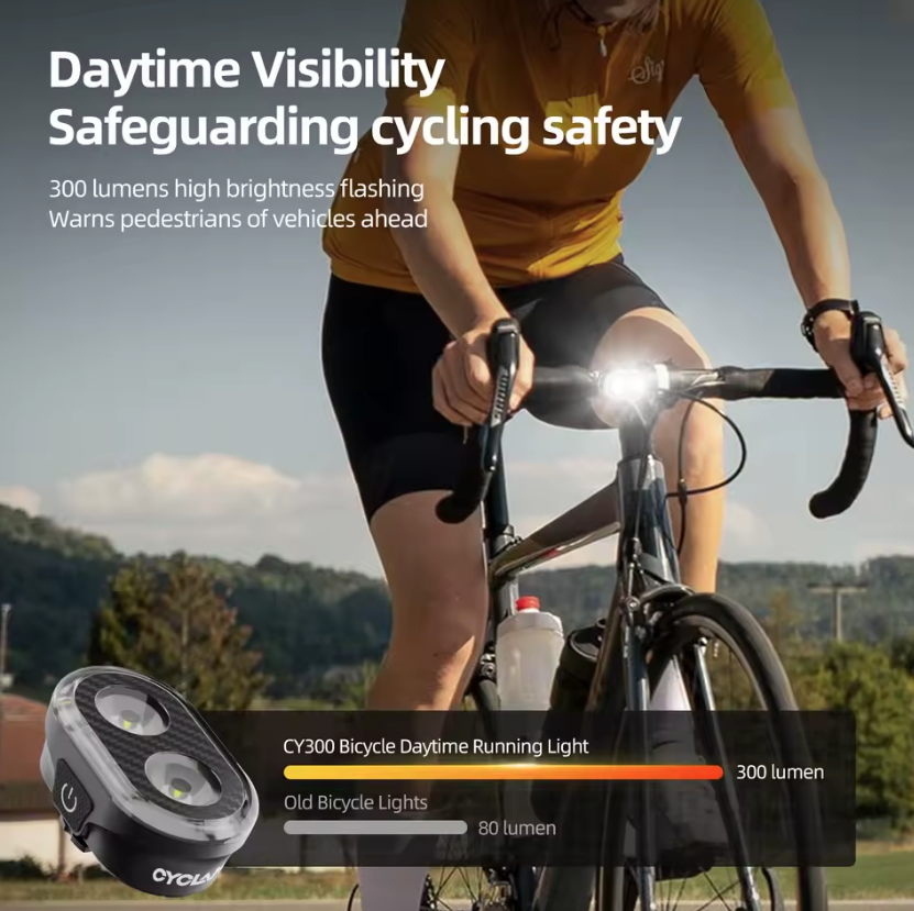 CYCLAMI CY200 Smart Bremserkennungs-Rücklicht LED Fahrrad-Hecklicht für sichere Nachtfahrten und urbanes Radfahren