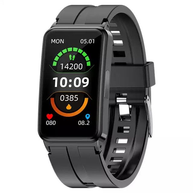 EP01 Blutglukose-Smartwatch: EKG, HRV, Herzfrequenz, Temperatur. 1,47 Zoll HD wasserdichter Fitness-Tracker