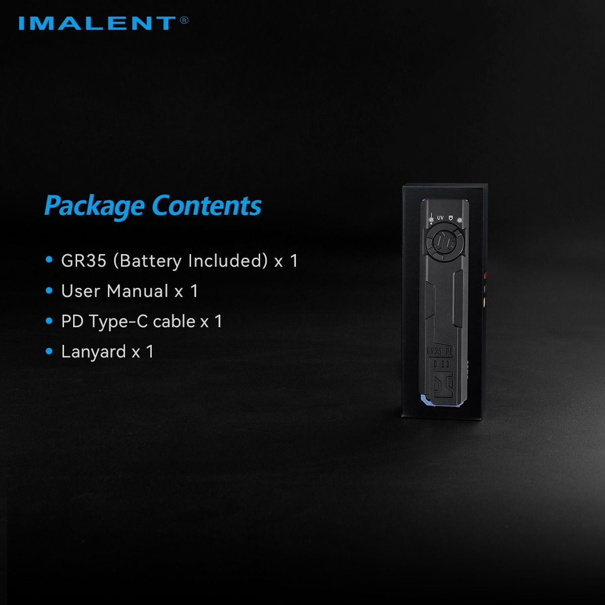 IMALENT GR35 Rote LED Taschenlampe 2800 Lumen – Dein EDC Multilichtsystem für Alltag & Abenteuer, magnetisch!