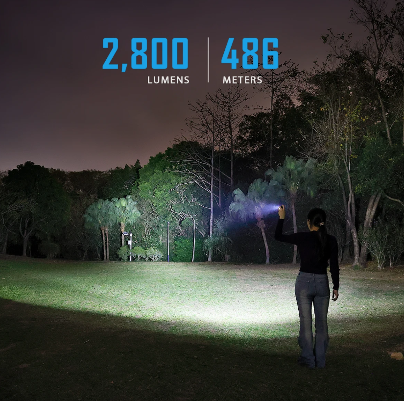 IMALENT GR36 EDC LED Taschenlampe 2800 Lumen, USB-C aufladbar, magnetisch, Clip-on