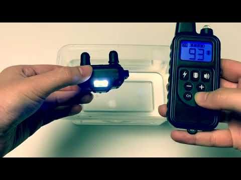 800m wasserdichtes elektrisches Hundetraining-Halsband mit einstellbaren Vibrationsstufen für alle Hundegrößen