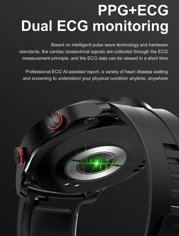 HW20 ECG+PPG Bluetooth-Anruf Smartwatch