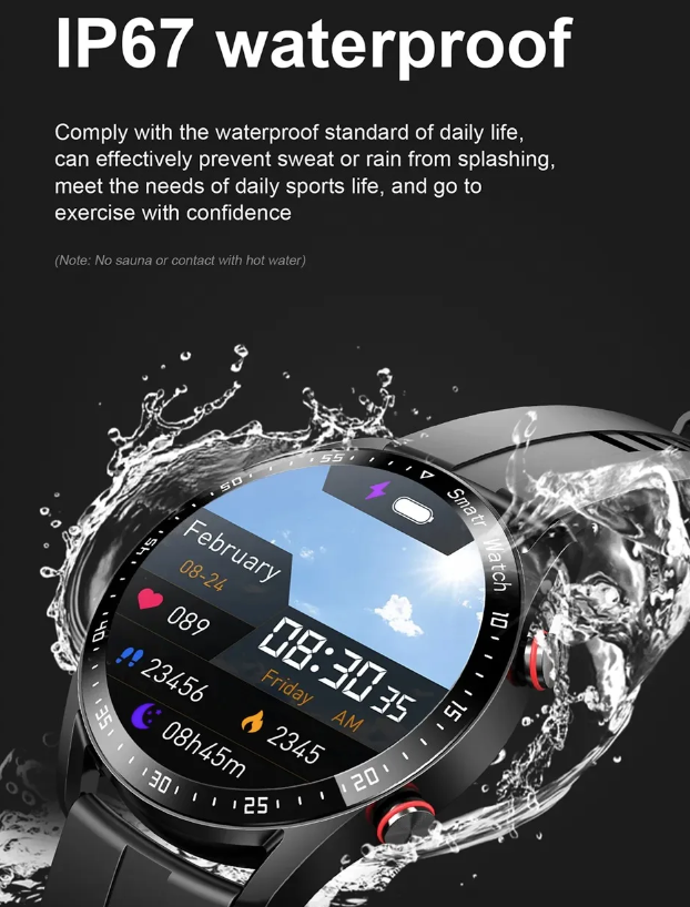 HW20 ECG+PPG Bluetooth-Anruf Smartwatch