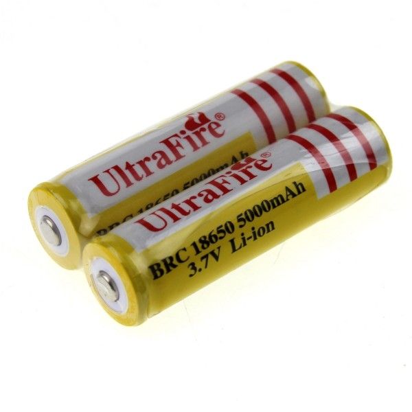 UltraFire BRC 18650 5000mAh wiederaufladbarer Akku für Outdoor-Enthusiasten, Schnellladung, langanhaltende Leistung