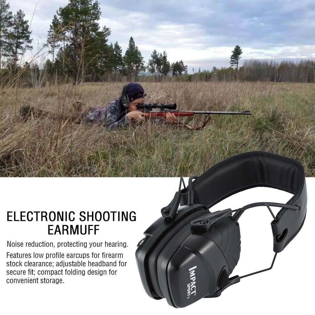IMPACT SPORT Taktischer elektronischer Schießgehörschutz für den Outdoor-Sport mit Klangverstärkung