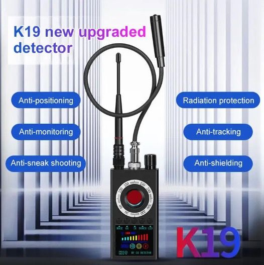 K19 Kabelloser HF-Signaldetektor GPS-Tracker Kompaktes Sicherheitsgerät für Privatsphärenschutz und Überwachungserkennung