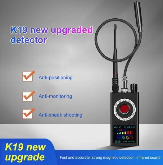 K19 Kabelloser HF-Signaldetektor GPS-Tracker Kompaktes Sicherheitsgerät für Privatsphärenschutz und Überwachungserkennung