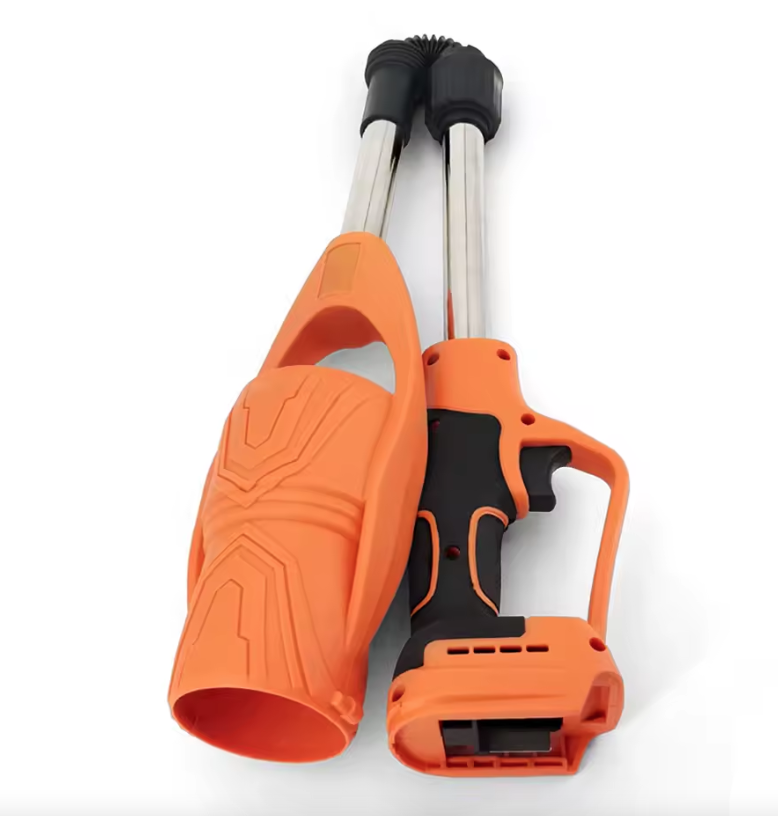Handgehaltener starker Ventilator, Gartenblattbläser, klappbarer Lithium-Akku, kabelloser Hochwindbläser, Schnee- und Staubexplosionsgebläse