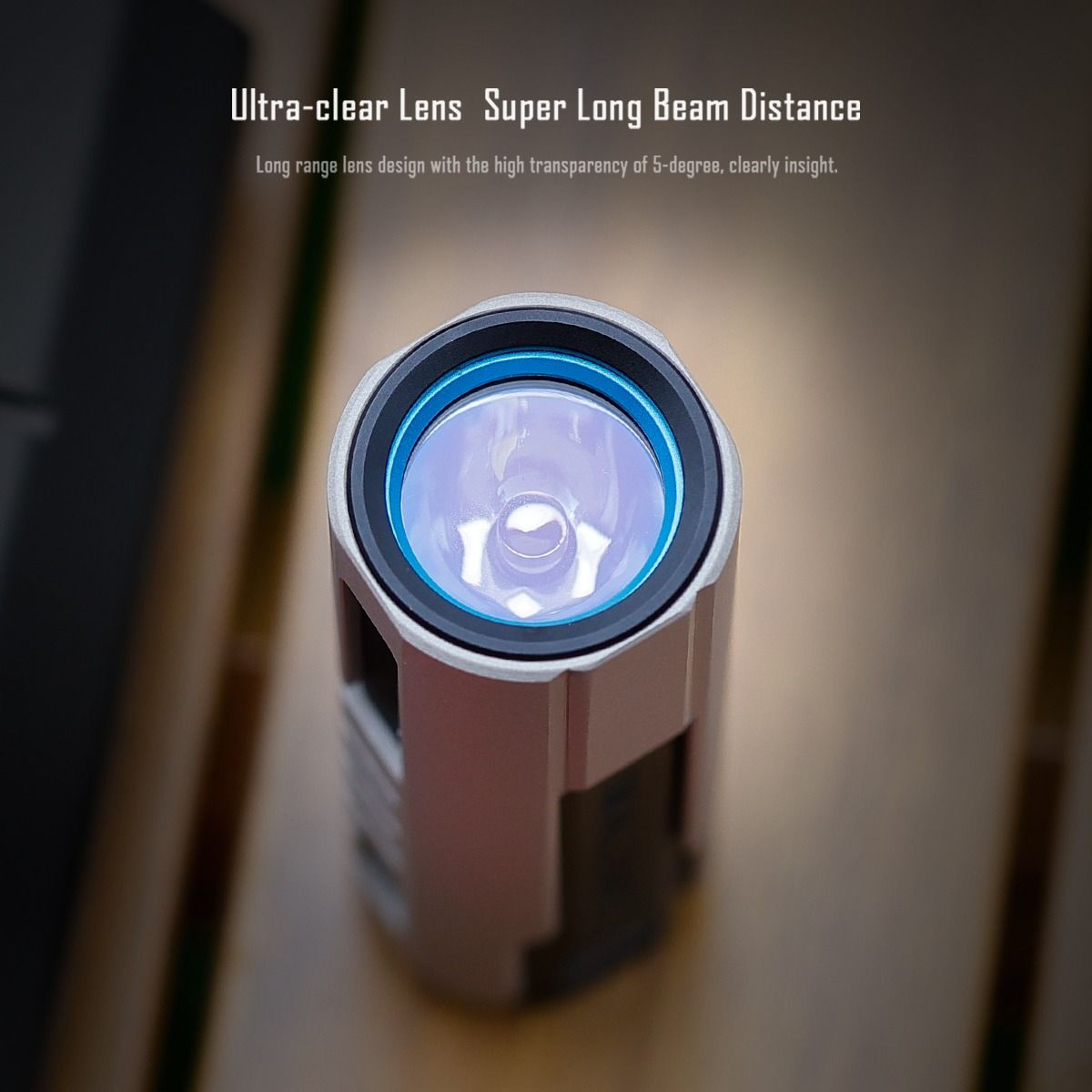 IMALENT LD35 Mini EDC Taschenlampe 1200 Lumen | USB-C wiederaufladbar & Robust für Outdoor, Alltag