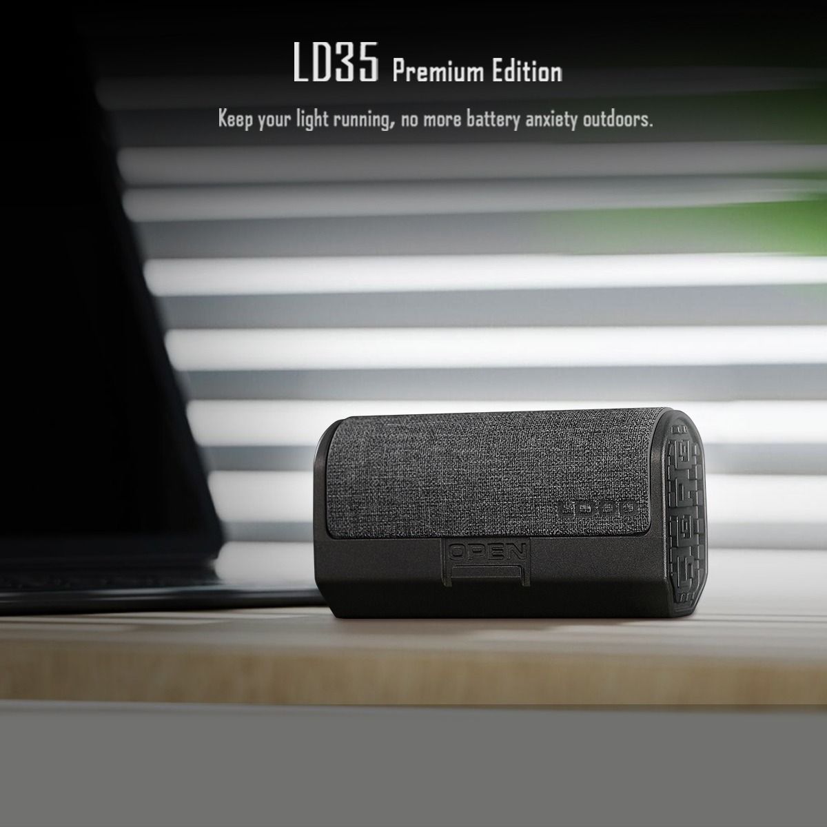 IMALENT LD35 Mini EDC Taschenlampe 1200 Lumen | USB-C wiederaufladbar & Robust für Outdoor, Alltag