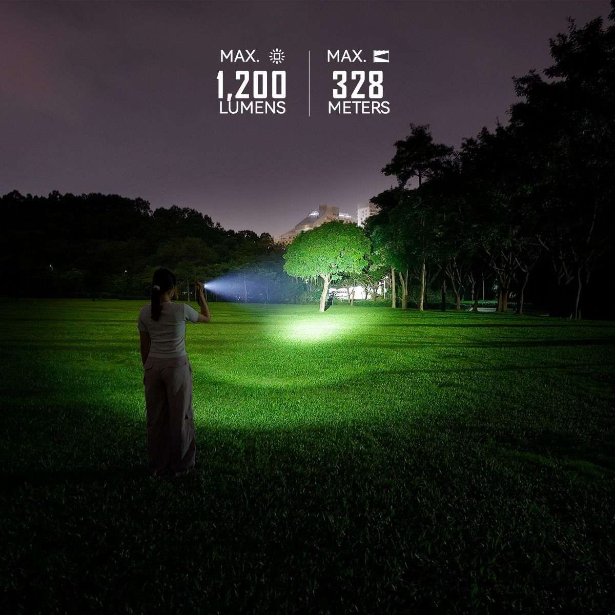 IMALENT LD35 Mini EDC Taschenlampe 1200 Lumen | USB-C wiederaufladbar & Robust für Outdoor, Alltag