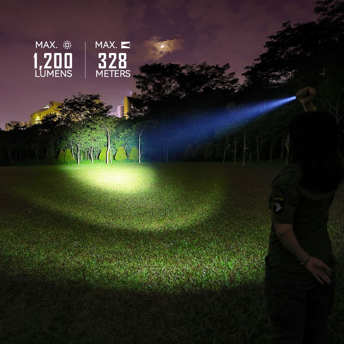 IMALENT LD35 Mini EDC Taschenlampe 1200 Lumen | USB-C wiederaufladbar & Robust für Outdoor, Alltag