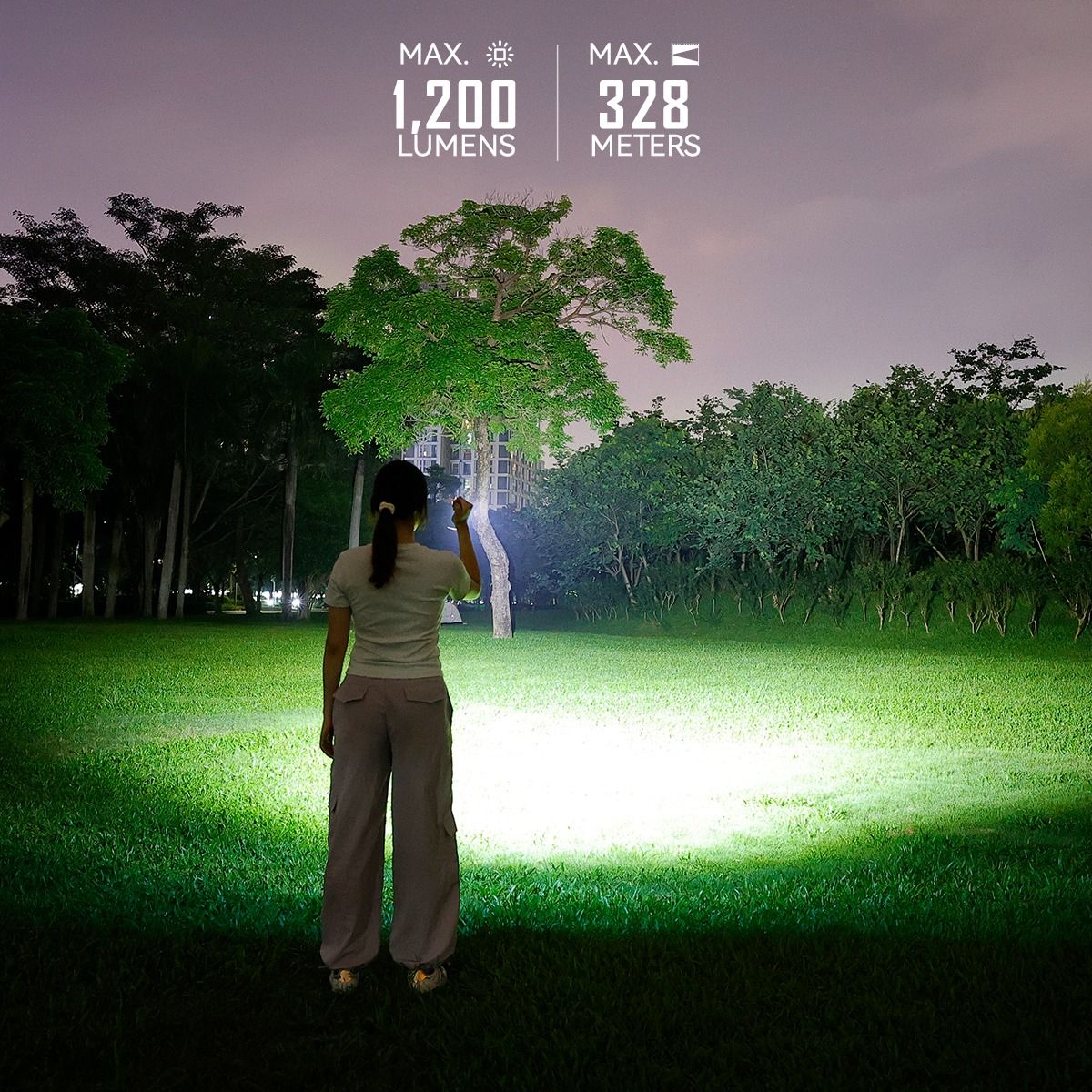 IMALENT LD35 Mini EDC Taschenlampe 1200 Lumen | USB-C wiederaufladbar & Robust für Outdoor, Alltag