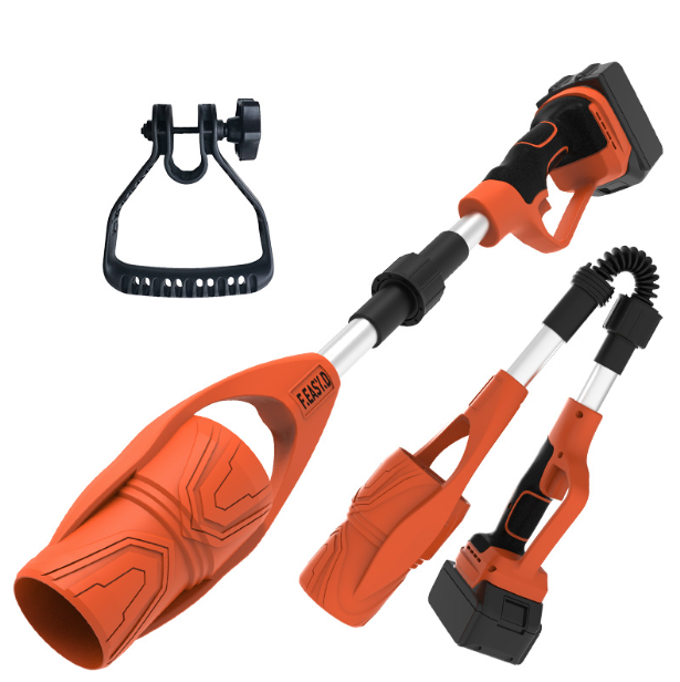 Handgehaltener starker Ventilator, Gartenblattbläser, klappbarer Lithium-Akku, kabelloser Hochwindbläser, Schnee- und Staubexplosionsgebläse