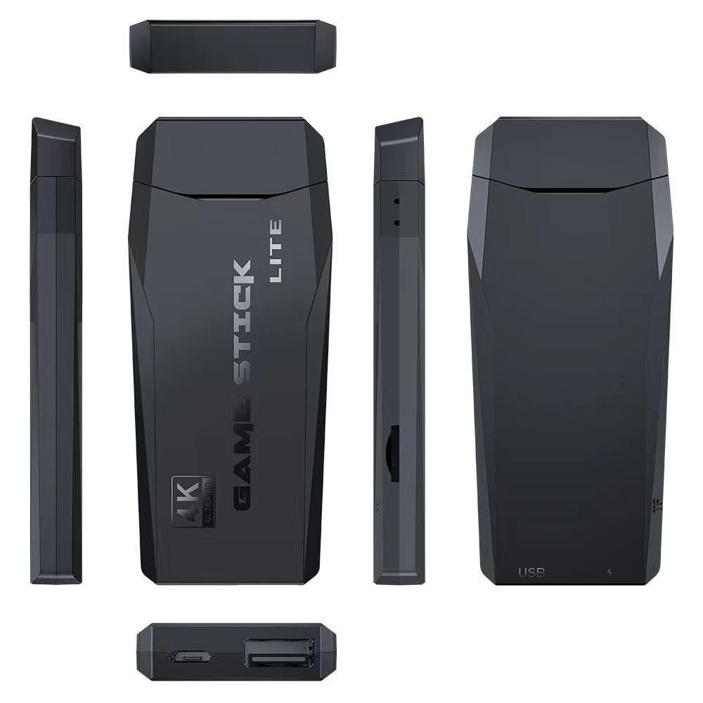 Retro Gaming Konsole 2.4G Doppelter Drahtlos-Controller 10.000 Spiele 64GB PS1 GBA Klassiker 4K Weihnachtsgeschenk