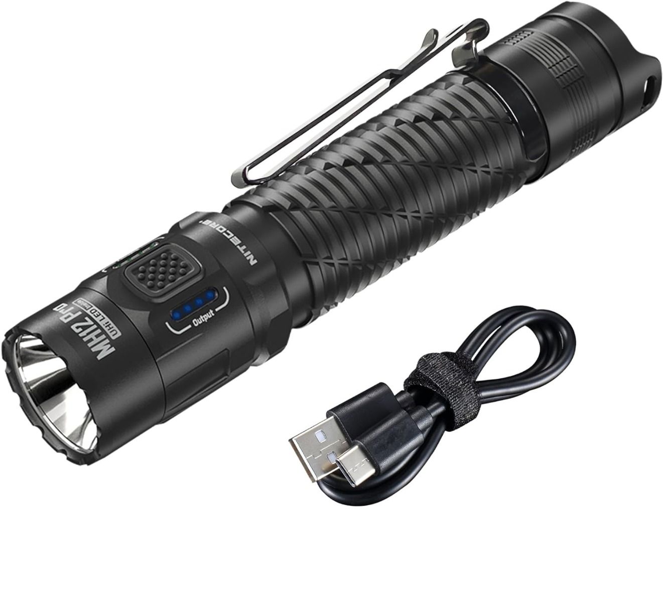 Nitecore MH12 Pro 3300 Lumen USB-C Taschenlampe hohe Helligkeit Outdoor-Abenteuer robuste Bauweise