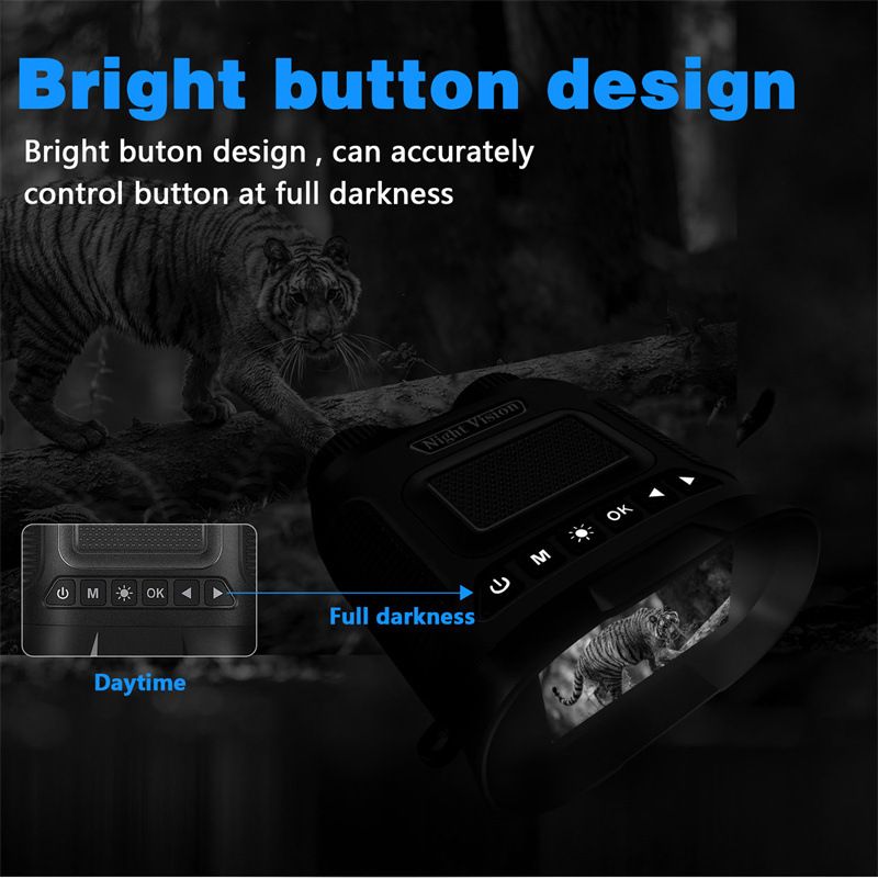 Fernglas Nachtsichtgerät DT29 850nm Infrarot 1080P HD 8X Digitalzoom für Outdoor Abenteuer und Tierbeobachtung