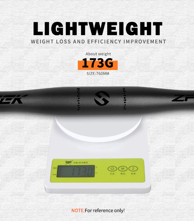 TOSEEK ZF-ONE MTB Carbon Lenker 31.8mm Leicht Matt Schwarz 580mm 760mm Ergonomisches Design Premium Qualität