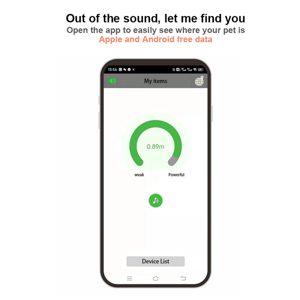 GPS Smart Waterproof Pet Locator wasserdichtes GPS-Ortungshalsband langlebiger Katzen- und Hunde-Tracker