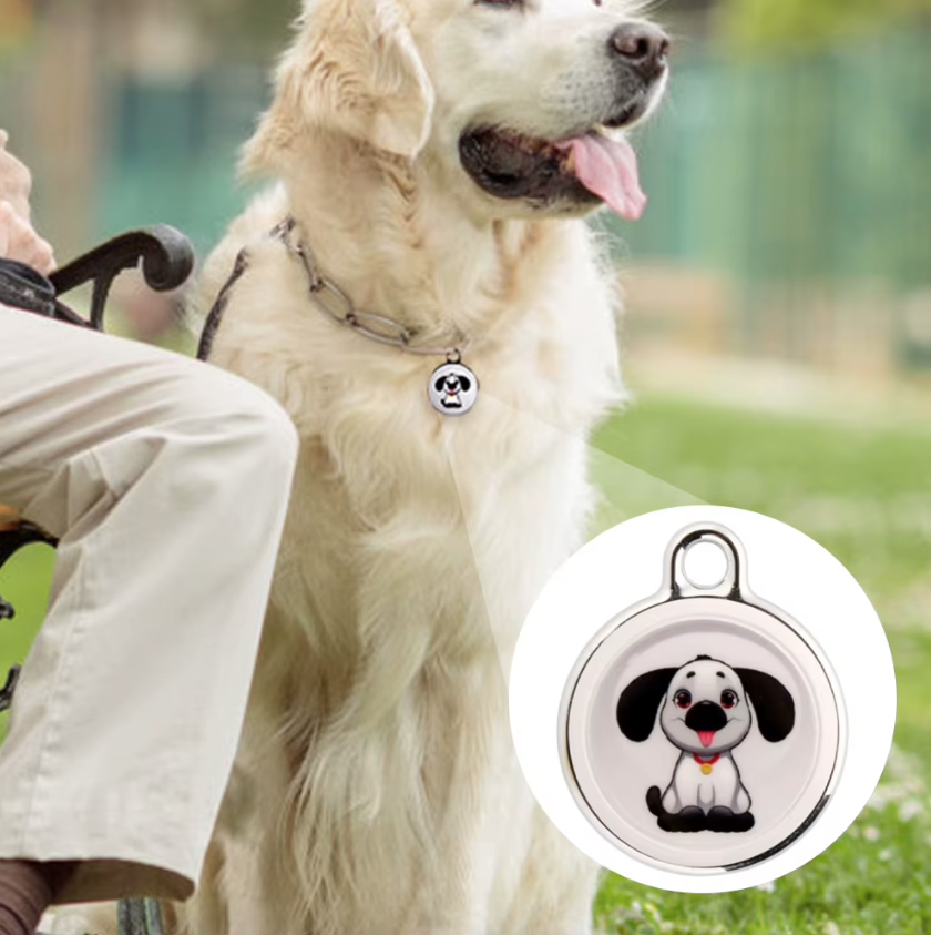 Innovativer Hundetracker Airtag-Hundehalsband Echtzeit-Standort Bluetooth-Tracking Haustierbesitzer-Essentials
