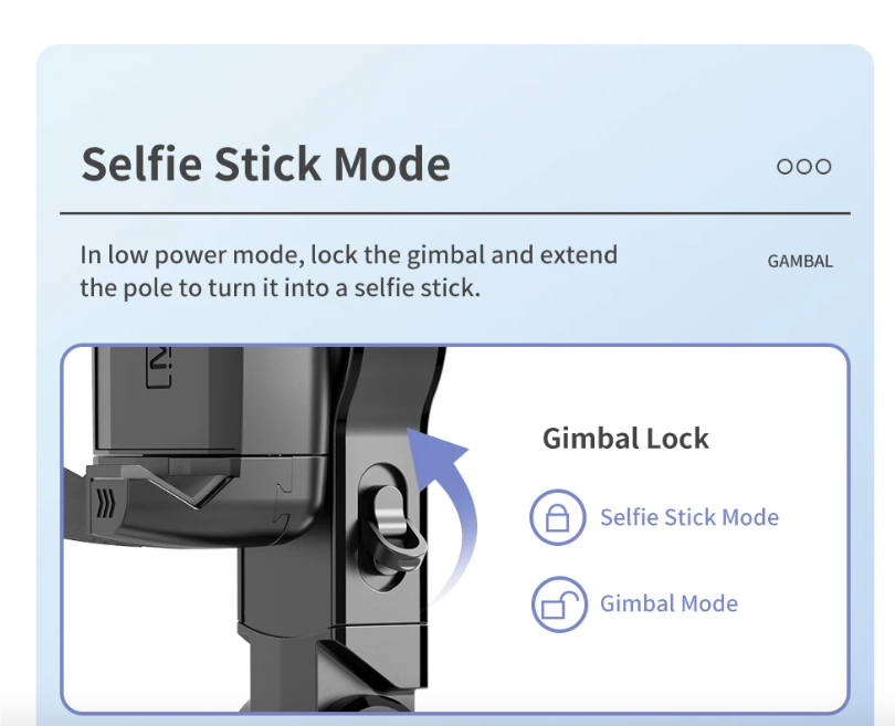 Q18 Selfie-Stick mit 360-Grad-Drehung und intelligentem Tracking-Kardanstabilisator für stabile Handyfotografie
