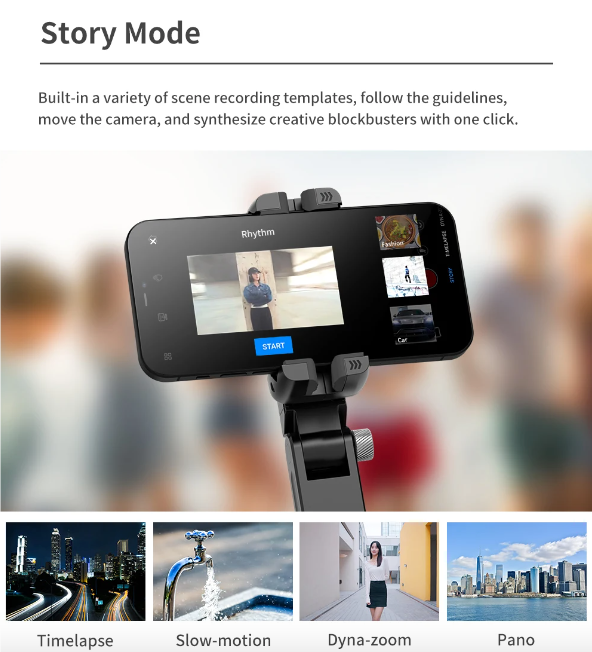 Q18 Selfie-Stick mit 360-Grad-Drehung und intelligentem Tracking-Kardanstabilisator für stabile Handyfotografie
