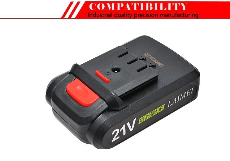 21V Lithium-Batterie für Elektro-Bohrschrauber, vielseitiger Li-Ion-Akku für DIY, schnelles Laden, zuverlässig