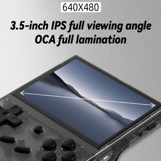 Erleben Sie Gaming-Nostalgie mit ANBERNIC RG35XX Retro Handheld Spielekonsole und lebendigem 3,5-Zoll-IPS-Display