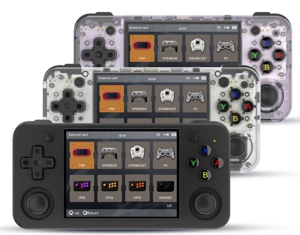 ANBERNIC RG35XX H Handheld-Spielekonsole mit 5000 klassischen Spielen Retro-Gaming IPS-Display kostenlos
