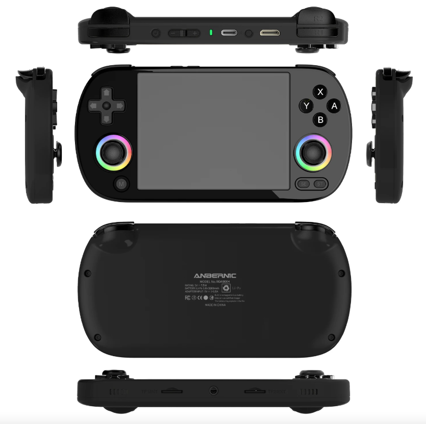 ANBERNIC RG40XX H Handheld-Spielkonsole: Linux 64-Bit, 4.0 Zoll IPS, Retro-Gaming pur!