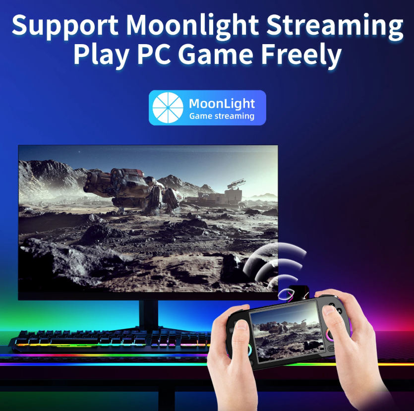 ANBERNIC RG40XX H Handheld-Spielkonsole: Linux 64-Bit, 4.0 Zoll IPS, Retro-Gaming pur!