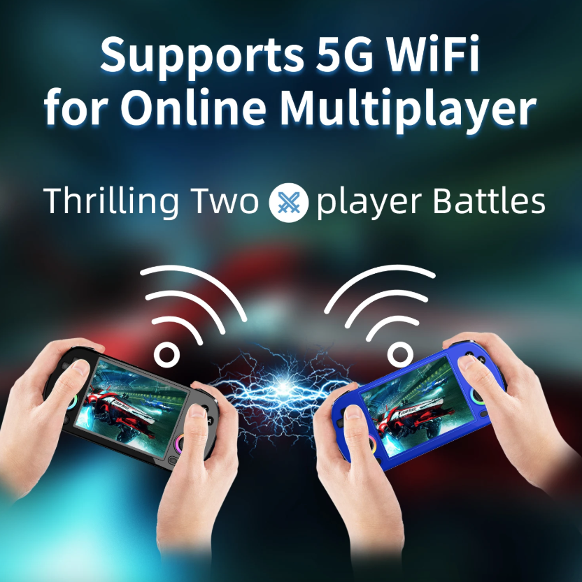 ANBERNIC RG40XX H Handheld-Spielkonsole: Linux 64-Bit, 4.0 Zoll IPS, Retro-Gaming pur!