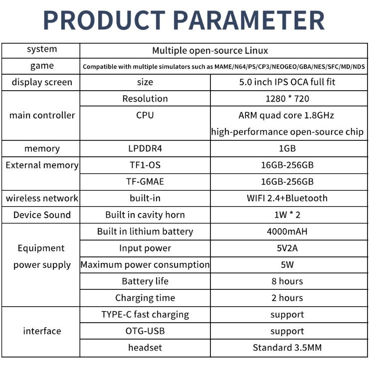 POWKIDDY RGB10 MAX3 Retro Handheld-Konsole 5 Zoll IPS RK3566 Nostalgisches Gaming Open-Source 1280x720