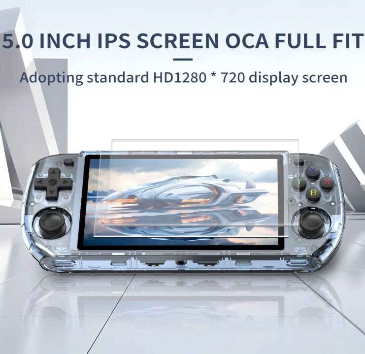POWKIDDY RGB10 MAX3 Retro Handheld-Konsole 5 Zoll IPS RK3566 Nostalgisches Gaming Open-Source 1280x720