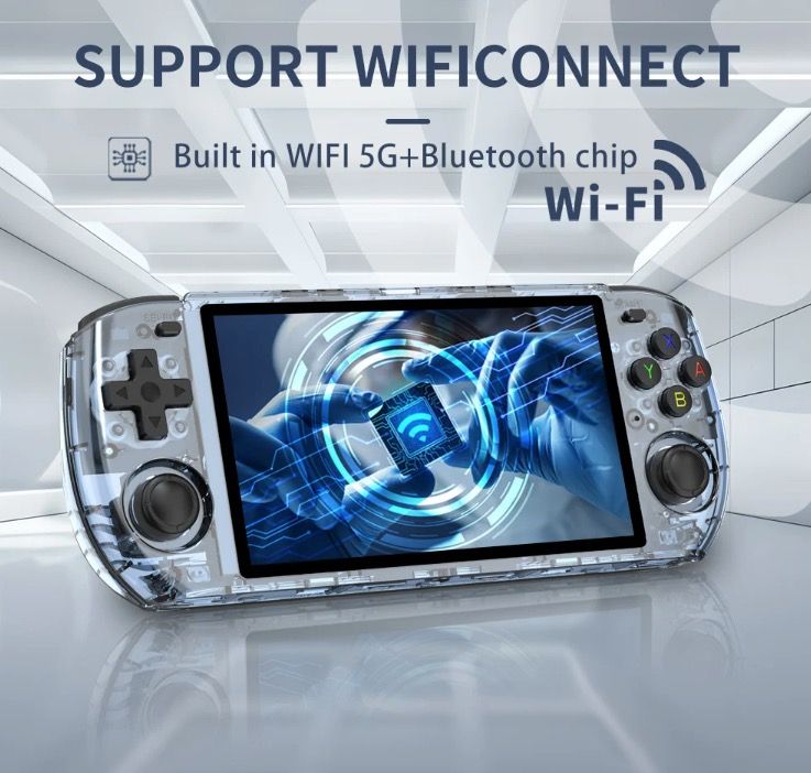POWKIDDY RGB10 MAX3 Retro Handheld-Konsole 5 Zoll IPS RK3566 Nostalgisches Gaming Open-Source 1280x720