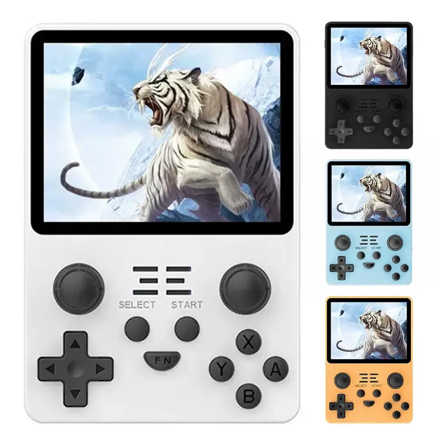 POWKIDDY RGB20S Retro-Gaming Handheld-Konsole RK3326 mit 3,5-Zoll-4:3-IPS-Bildschirm für nostalgisches Gaming