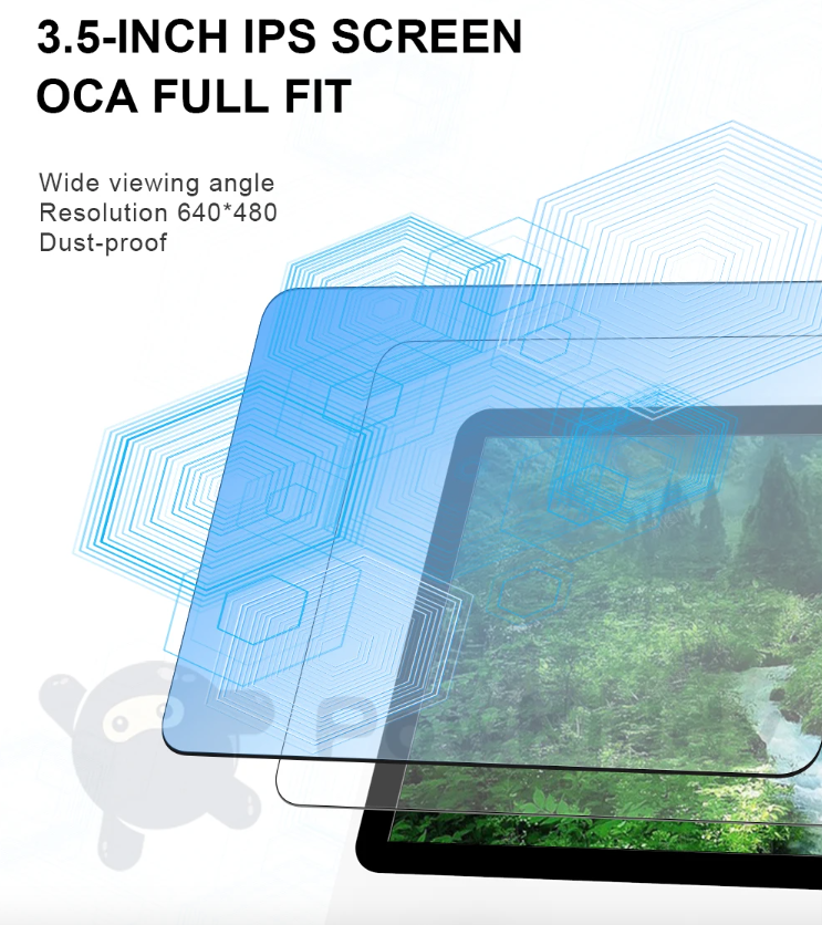 POWKIDDY RGB20S Retro-Gaming Handheld-Konsole RK3326 mit 3,5-Zoll-4:3-IPS-Bildschirm für nostalgisches Gaming