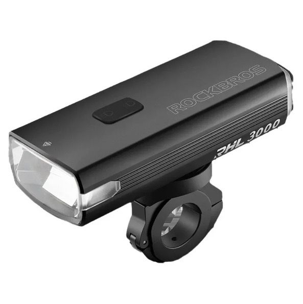 ROCKBROS RHL3000 Fahrradlicht 3000 Lumen wasserdicht MTB Rennrad Fahrradzubehör wiederaufladbar Aluminium