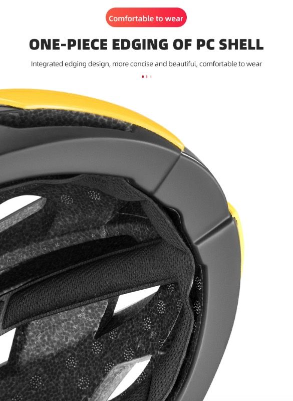 ROCKBROS Fahrradhelm Ultralight Cycling Helm Anti-Schweiß-Technologie Stoßfest für Outdoor-Sport