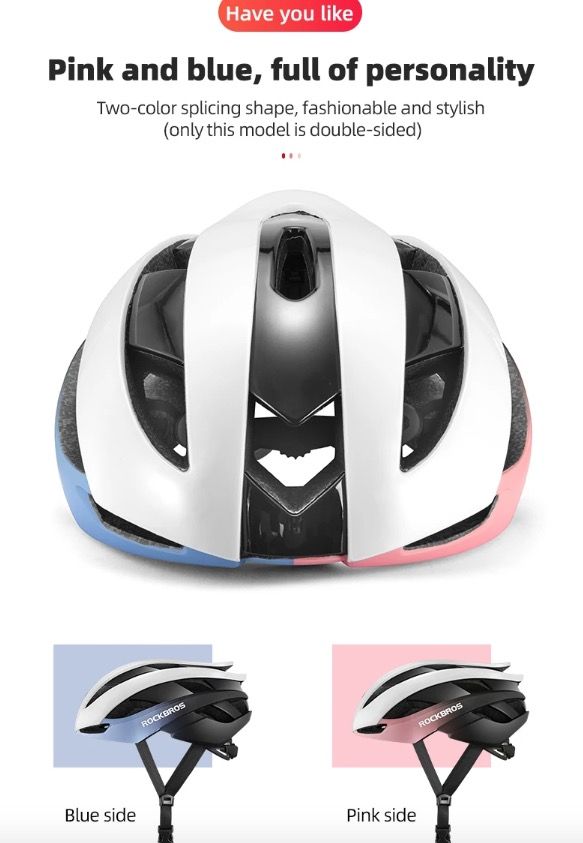 ROCKBROS Fahrradhelm Ultralight Cycling Helm Anti-Schweiß-Technologie Stoßfest für Outdoor-Sport