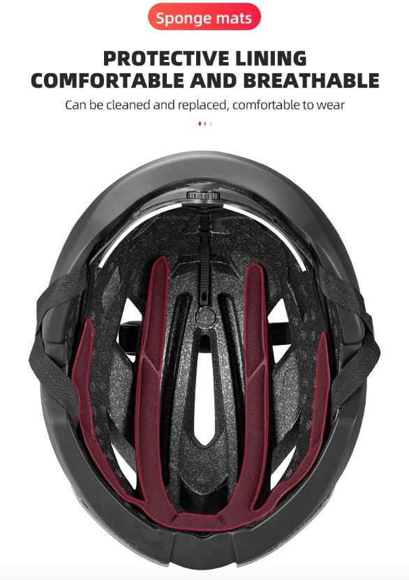 ROCKBROS Fahrradhelm Ultralight Cycling Helm Anti-Schweiß-Technologie Stoßfest für Outdoor-Sport