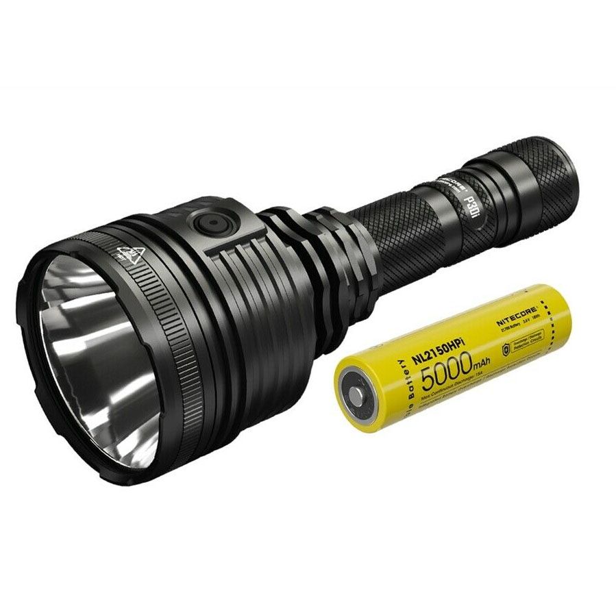 Entdecken Sie die Nitecore P30i taktische Taschenlampe XHP35 HI LED 2000 Lumen mit 1000 Meter Reichweite, robuste Outdoor-Beleuchtung