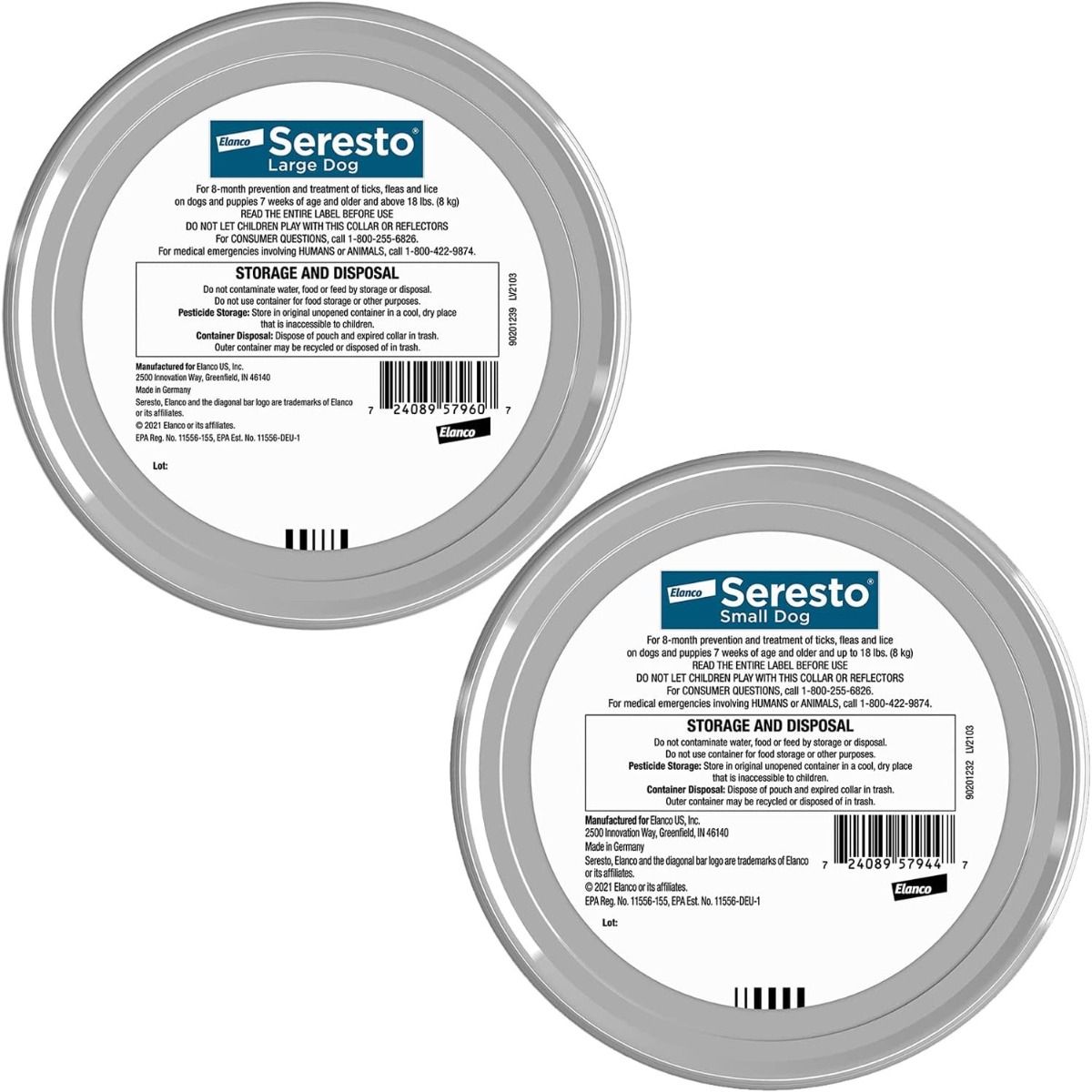 Seresto Halsband für große Hunde: 8 Monate Schutz vor Flöhen & Zecken | Tierarzt empfohlen