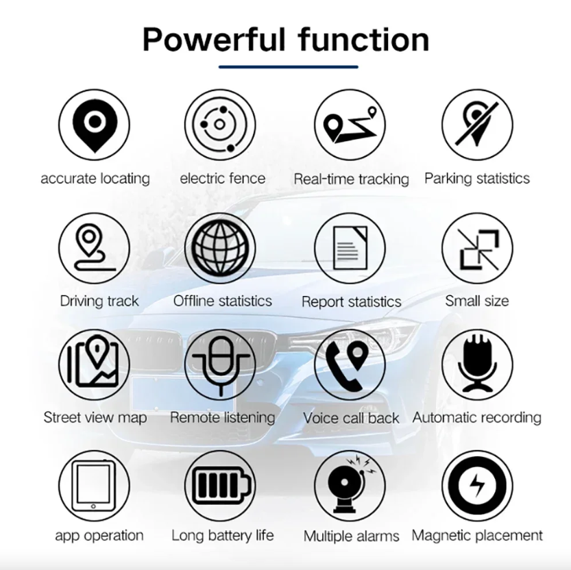 Mini GPS Tracker Starke Magnetische Halterung Auto Motorrad Lkw Tracker Fahrzeug Echtzeitverfolgung Ortungsgerät Anti-Verlust GPS Tracker
