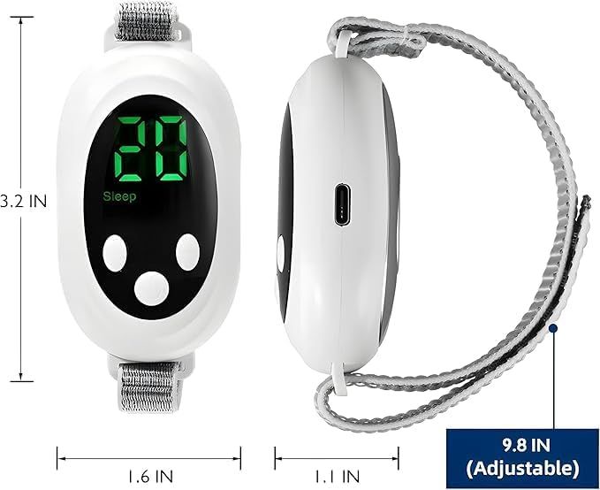 Intelligentes Schlafgerät, Schlafhilfegerät Handgerät mit niederfrequentem Puls von Mikrostrom Schlafmaschine Schlaflosigkeitslinderung Angsthilfe Schlafhilfe