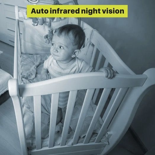 5 Zoll Baby Monitor Kamera SM650 Babysicherheit HD 720P Tragbarer Video Monitor mit langer Akkulaufzeit