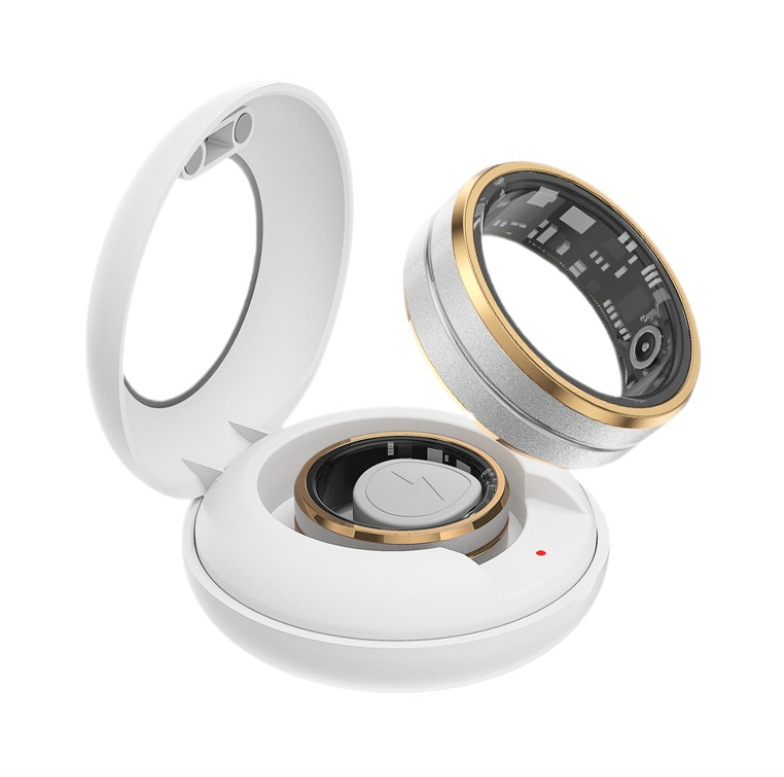 Multifunktionaler smarter Ring, Wearable-Technologie mit Herzfrequenz- und Schlafqualitäts-Tracking, stilvolles Accessoire