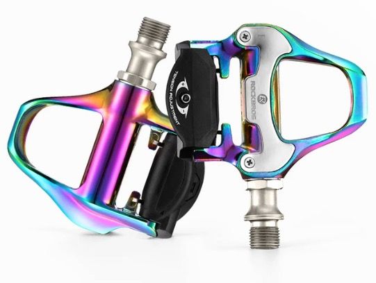 ROCKBROS SPD-SL Rennradpedale, ultraleichte Aluminium-Selbstverriegelungs-Fahrradpedale für verbesserte Stabilität