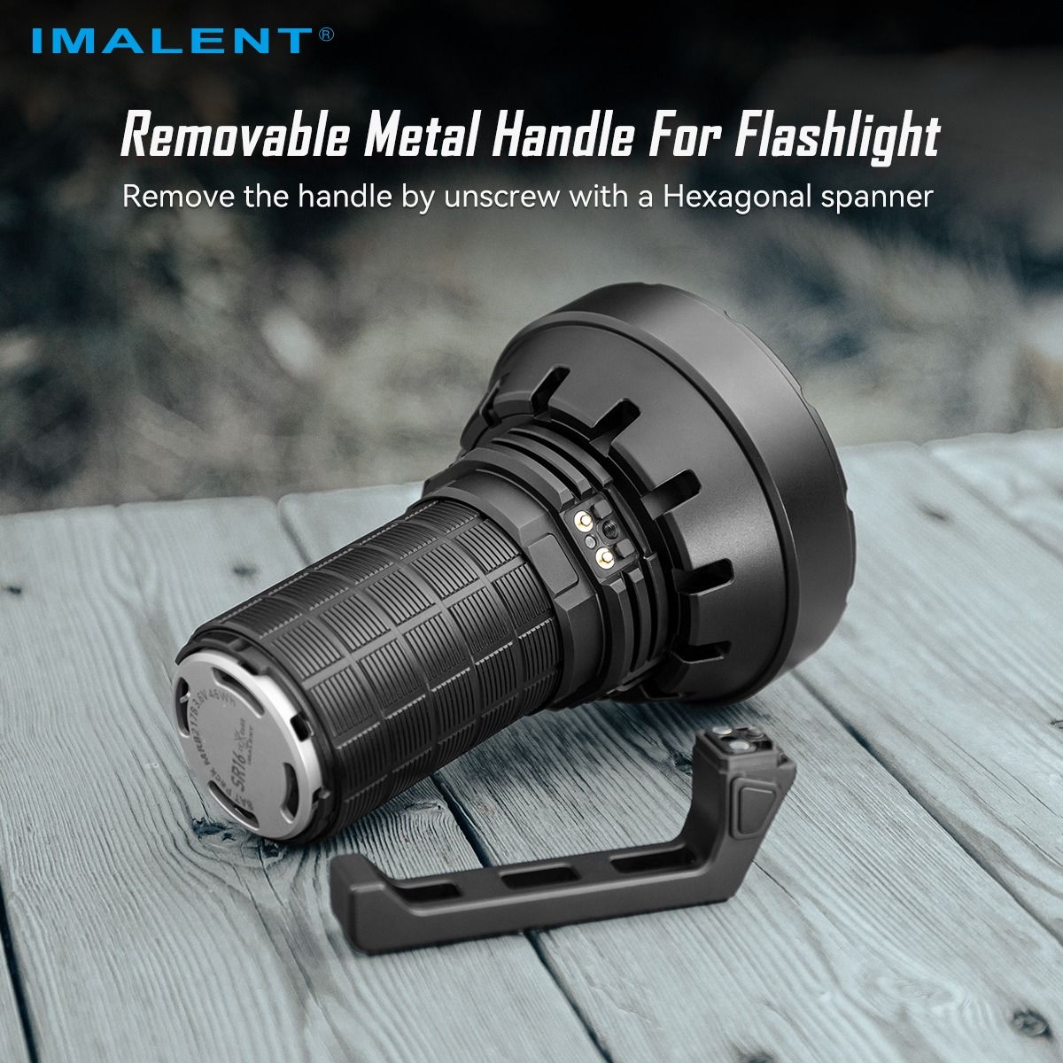 IMALENT SR16 LED Taschenlampe: Ultrahell mit 55000 Lumen & 1715m Reichweite – Dein Outdoor Profi