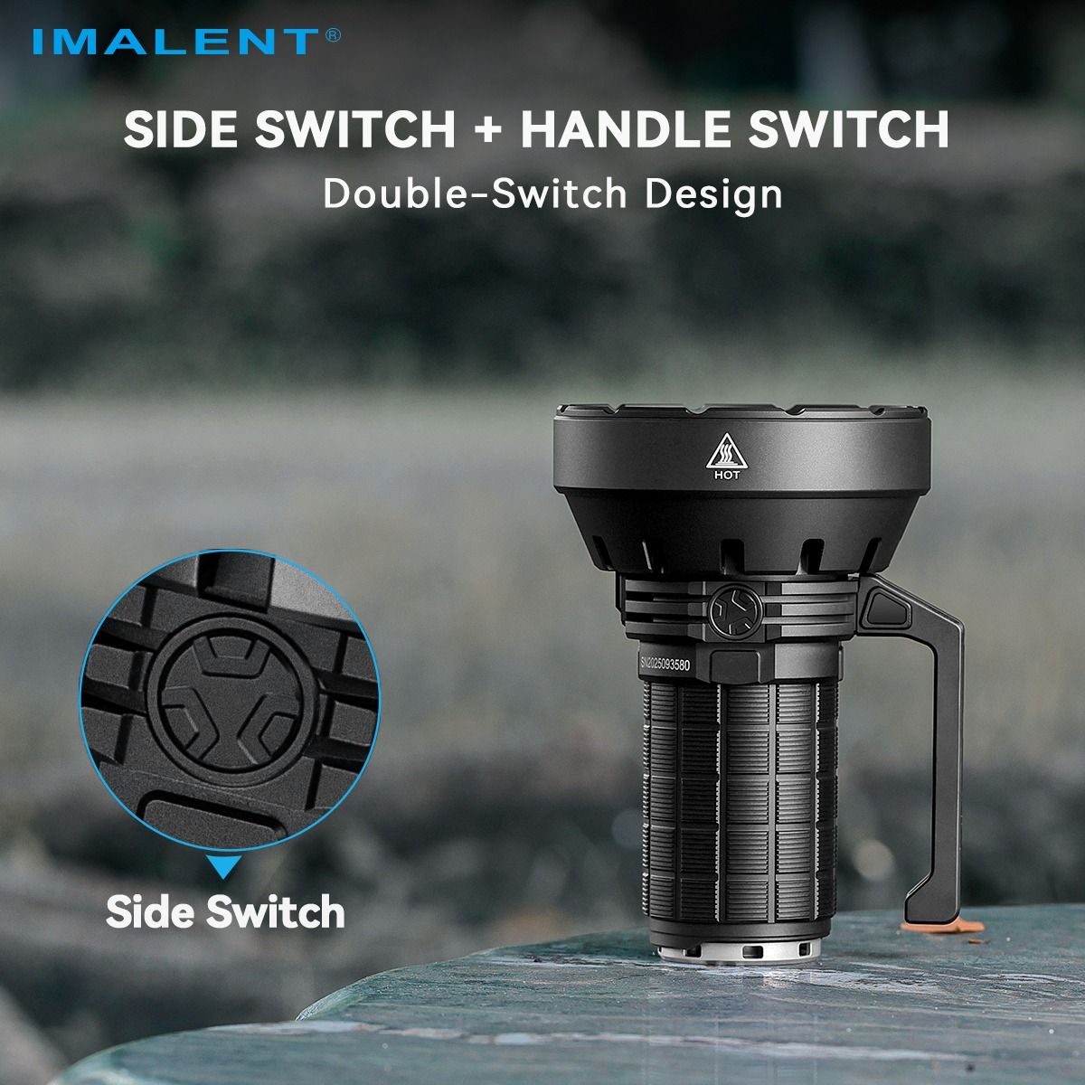 IMALENT SR16 LED Taschenlampe: Ultrahell mit 55000 Lumen & 1715m Reichweite – Dein Outdoor Profi